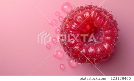 Raspberry fruit organic healthy food natural fresh snack 123129460