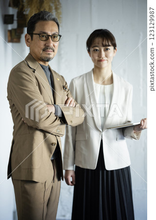 Business person working in the office 123129987
