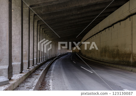 Shimukappu Village, Hokkaido, Niniu covered road on the Yubari-Shintoku Line (May) 123130087