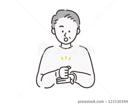 一位深信不疑的老人 123130394