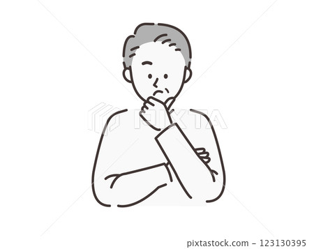 痛苦的老人 123130395