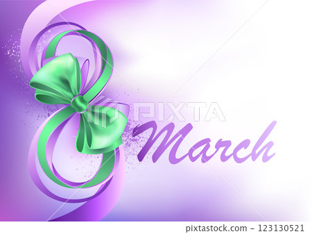 Eight with green bow 123130521