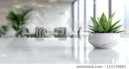 Cosy office: spacious layout, bright lighting, green accents, calming atmosphere, blank text space, modern decor, tranquil environment, natural elements, creative workspace, minimalist design. Cosy office: spacious layout, bright lighting, green accents, calming atmosphere, blank text space, modern decor, tranquil environment, natural elements, creative workspace, minimalist design. 123130601