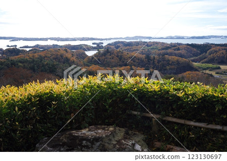 松島的秋季四大美景：靈觀、撫春山、醍醐寺竹籬笆景 123130697