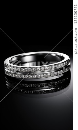 Luxury ring: exquisite adornment, radiant design, timeless elegance, refined beauty, opulent band, shimmering gemstone, intricate detail, crafted treasure, precious material, lavish brilliance. 123130721