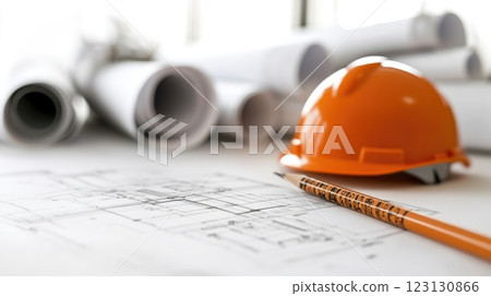 Architectural innovation: structural concept, detailed draft, environmental focus, project vision, modern framework, housing elegance, sustainable layout, urban planning, design expertise. 123130866