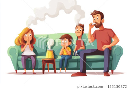 Passive inhalation: cigarette hazard, tobacco harm, child endangerment, hidden threat, smoke pollution, health risk, environmental contamination, silent danger, toxic breath, air harm, unseen peril. Passive inhalation: cigarette hazard, tobacco harm, child endangerment, hidden threat, smoke pollution, health risk, environmental contamination, silent danger, toxic breath, air harm, unseen peril. 123130872