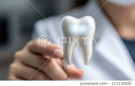 Modern dentistry: tooth doctor employing advanced technology for online consultations, appointment scheduling, role of digital aids in dental procedures, improving diagnostics, treatment efficiency. 123130885