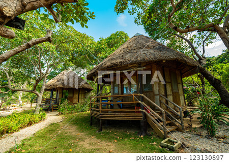 Tropical Resort 123130897