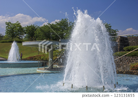 Miyagi Prefecture Michinoku Lakeside Park Fountain Miyagi Prefecture Michinoku Lakeside Park Fountain 123131655