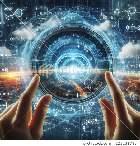 An infinite information network analyzed by AI An infinite information network analyzed by AI 123131783
