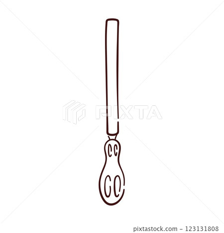 Construction file in line art style isolated on a white background. Construction file in line art style isolated on a white background. 123131808
