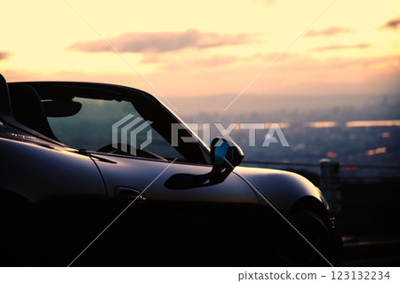 有光澤的黑色敞篷車 123132234