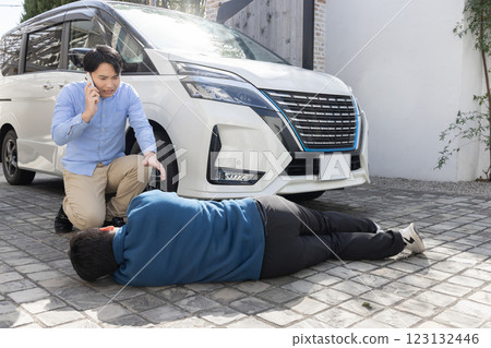 造成致命事故的男子（回應程序、步驟和範例的演示） 123132446