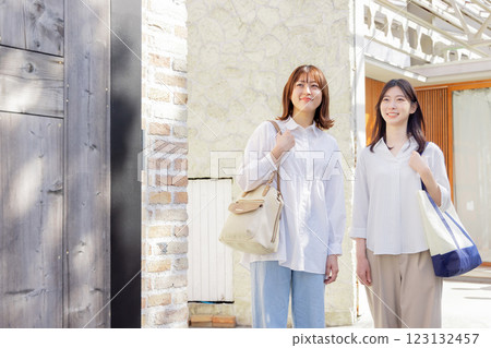 Women going out shopping, friends, colleagues, sisters 123132457