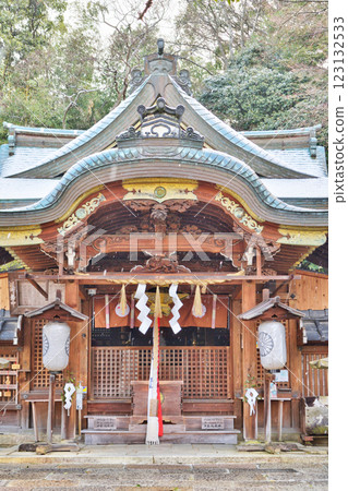 The main hall of Awata Shrine The main hall of Awata Shrine 123132533