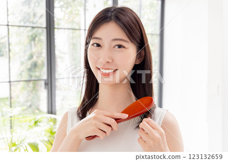 美女,美女,中年婦女,微笑,發套,頭髮 美女,美女,中年婦女,微笑,發套,頭髮 123132659