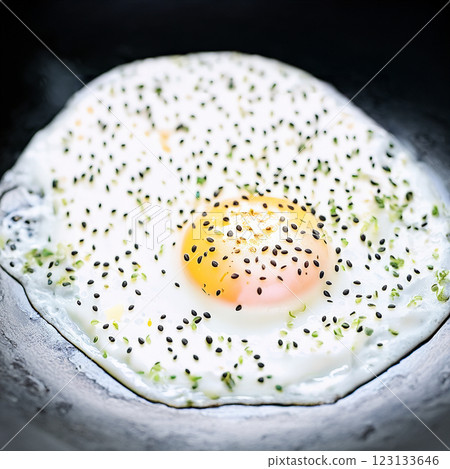 Perfect Sunny Side Up Egg Delight 123133646