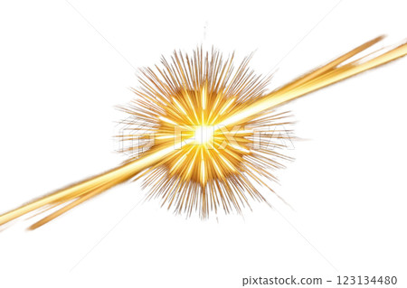 PNG Gold sun beam effect flare light fireworks astronomy. 123134480