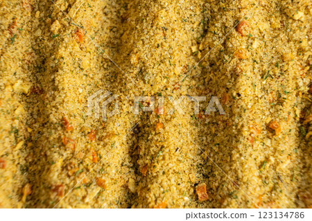 Dry Vegetable Mix for Cooking Top View 123134786