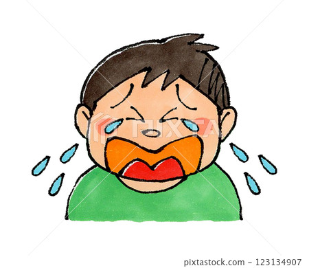 Crying boy Crying boy 123134907