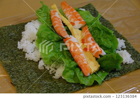 Ehomaki, Seaweed Roll Ehomaki, Seaweed Roll 123136384