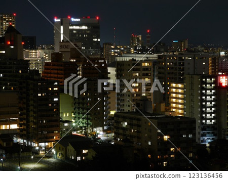 Night view of Sendai 123136456