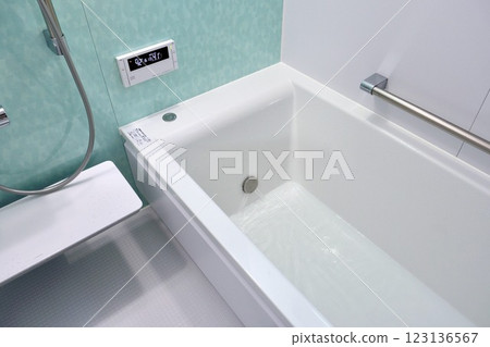 Bath "Filling the bathtub with hot water" 123136567