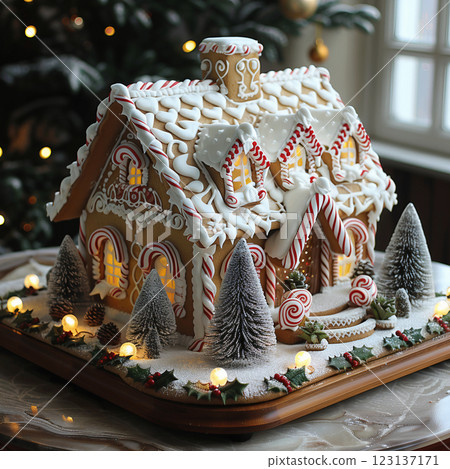 Christmas Gingerbread Village 123137171