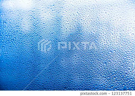 Condensation on a window pane on a cold winter day (C) Condensation on a window pane on a cold winter day (C) 123137751
