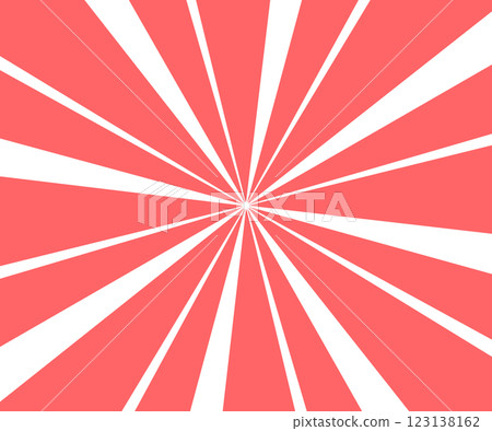 Red and white concentrated lines background material Red and white concentrated lines background material 123138162