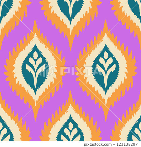 ethnic boho seamless pattern. traditional ornament with repeating motif. folk motif. folk motif. vector illustration. ethnic boho seamless pattern. traditional ornament with repeating motif. folk motif. folk motif. vector illustration. 123138297