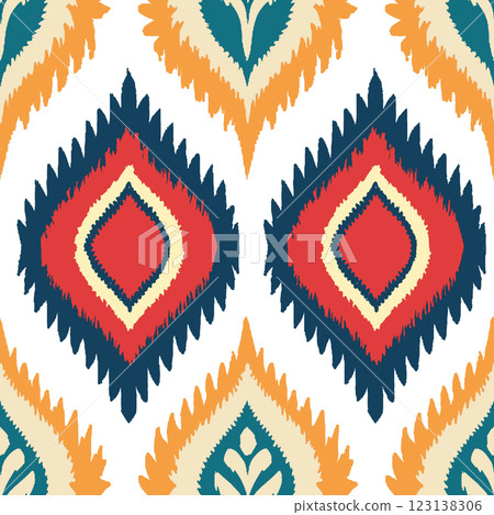ethnic boho seamless pattern. traditional ornament with repeating motif. folk motif. folk motif. vector illustration. ethnic boho seamless pattern. traditional ornament with repeating motif. folk motif. folk motif. vector illustration. 123138306
