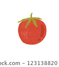 fresh tomato on white background 123138820