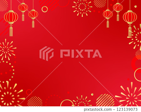 中國農曆新年 新年橫幅 背景 中國 123139073