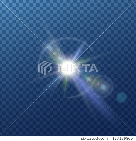Illustration material of sunlight 123139860