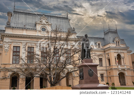 Iasi City Hall facade, Romania. Iasi City Hall facade, Romania. 123141248