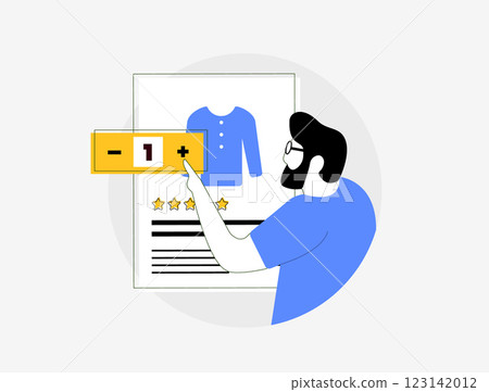 E-commerce shopping cart update with product quantity adjustment. Online purchase, order management, digital retail checkout, user interaction, UX design, mobile shopping and online store interface E-commerce shopping cart update with product quantity adjustment. Online purchase, order management, digital retail checkout, user interaction, UX design, mobile shopping and online store interface 123142012