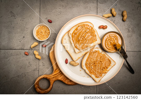 Peanut butter sandwiches Peanut butter sandwiches 123142560