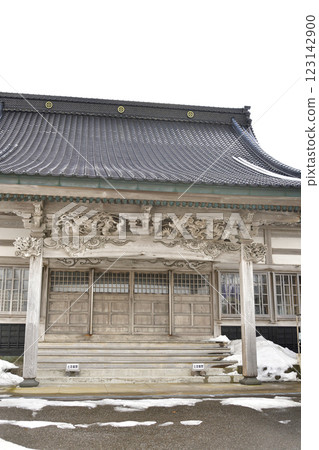 冬季拍攝北海道乙部永壽山長德寺院內景 123142900