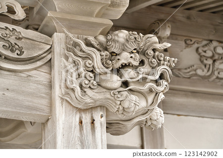 冬季拍攝北海道乙部永壽山長德寺院內景 123142902