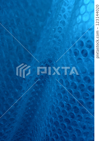 Same Size Circle Elements On Blue Stretched Surface. Textured Stock Image With Blue Cells Abstract Pattern Same Size Circle Elements On Blue Stretched Surface. Textured Stock Image With Blue Cells Abstract Pattern 123144020