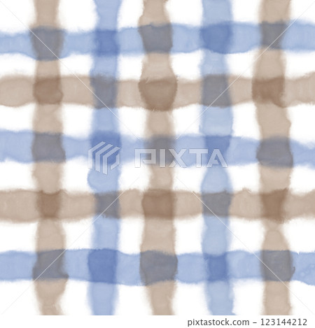 Navy Blue Brown Plaid Gingham Check Hand Drawn Background Pattern Overlay Navy Blue Brown Plaid Gingham Check Hand Drawn Background Pattern Overlay 123144212