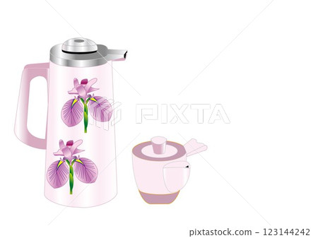 熱水瓶和茶壺 - 昭和復古 123144242