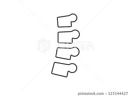 Spine medical poster 123144427