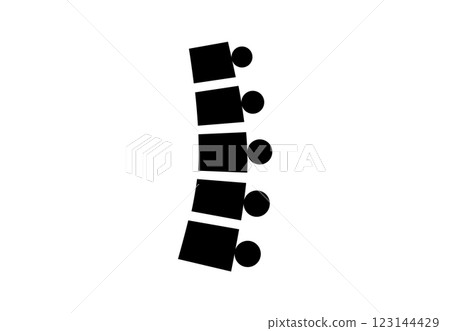 Spine medical poster 123144429