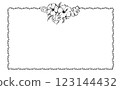Simple hibiscus frame 123144432