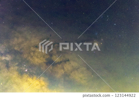 Early summer starry sky, Milky Way and Scorpio 123144922