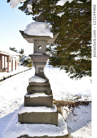 冬季拍攝北海道北斗市千代田稻荷神社境內 123144966