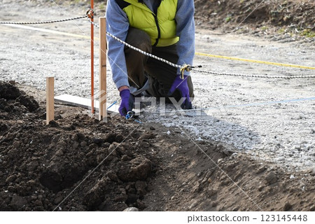 Background material for sewer pipe installation work, sewerage construction work, and living environment improvement Background material for sewer pipe installation work, sewerage construction work, and living environment improvement 123145448